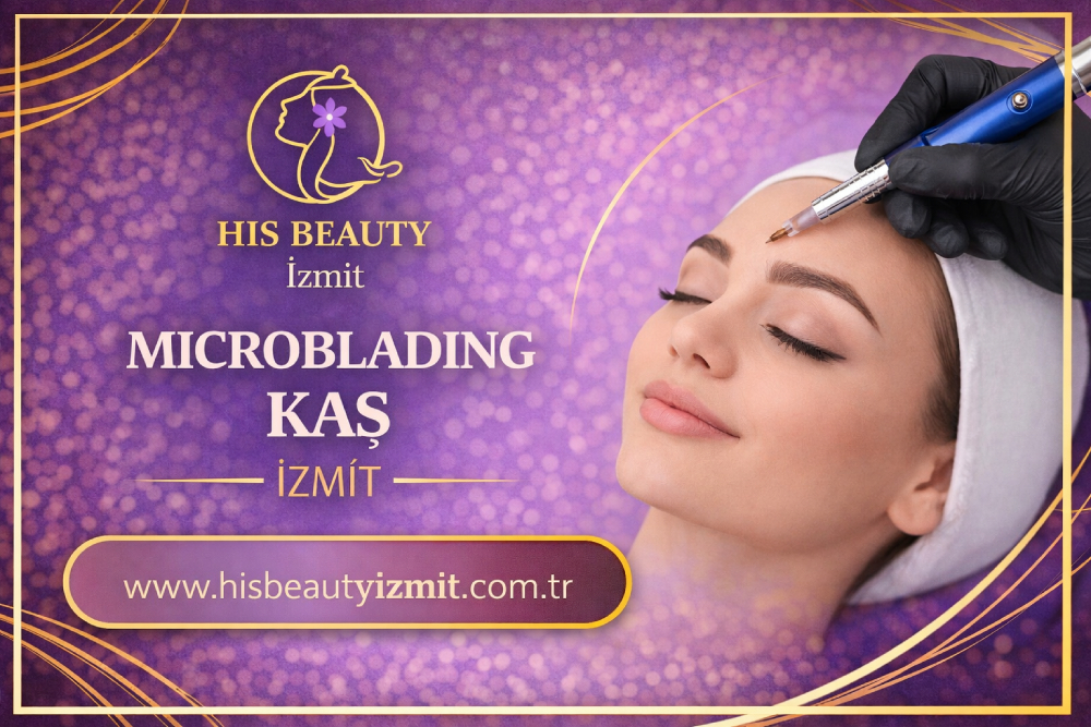 His Beauty İzmit’te uygulanan profesyonel microblading kaş hizmeti ile doğal kaş görünümü